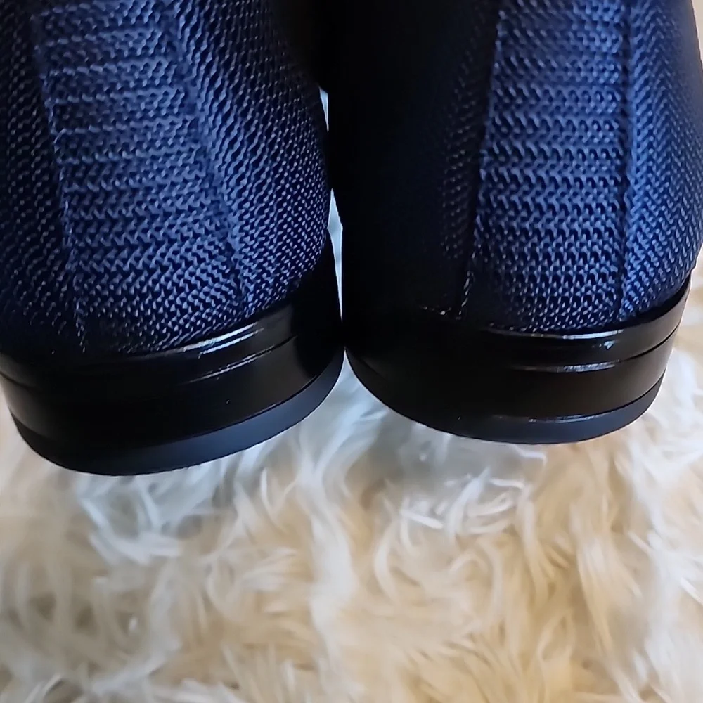 Stacy Adams Men's Dark Blue Loafers Shoes Brand New No Tag